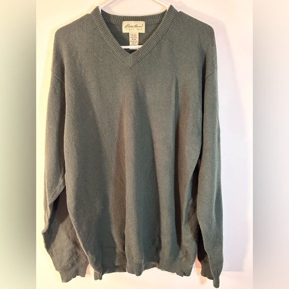 Eddie Bauer 100% lambs wool men’s sweater - Picture 1 of 4